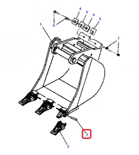 Zajitn korunky Komatsu