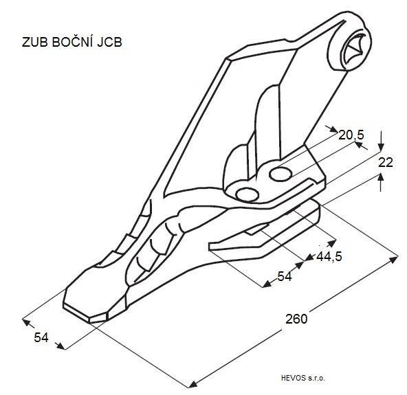 Jcb 3cx чертеж