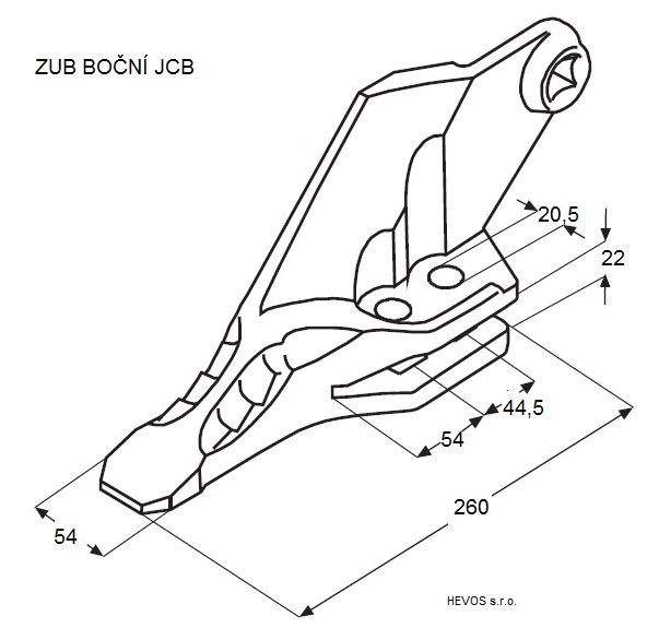 Ковш передний jcb 3cx